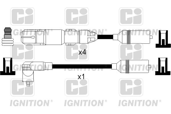 QUINTON HAZELL Augstsprieguma vadu komplekts XC958